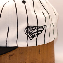 Load image into Gallery viewer, Winged Stripe Snapback Hat - Blue
