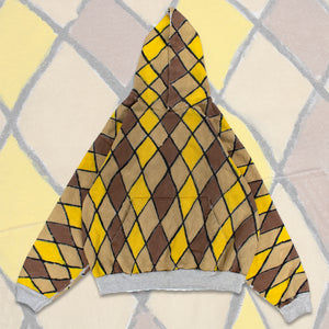 Plaid hoodie - L