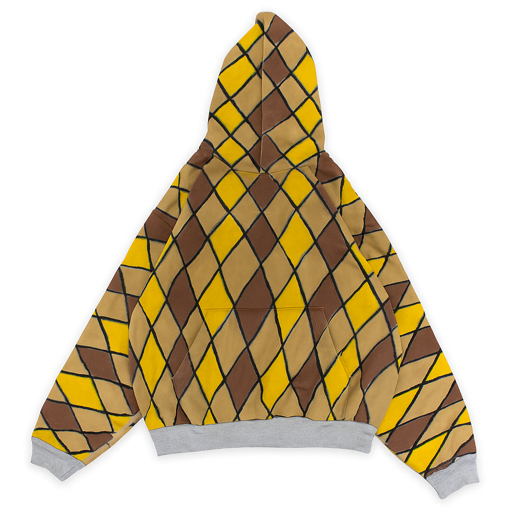 Plaid hoodie - L