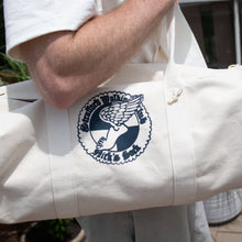 Load image into Gallery viewer, Nick's Duffle Bag - Cream &amp; Navy
