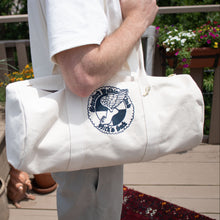 Load image into Gallery viewer, Nick's Duffle Bag - Cream &amp; Navy
