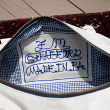 Load image into Gallery viewer, Nick's Duffle Bag - Cream &amp; Navy
