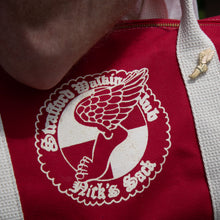 Load image into Gallery viewer, Nick's Duffle Bag - Red &amp; Cream
