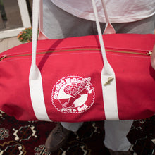 Load image into Gallery viewer, Nick's Duffle Bag - Red &amp; Cream
