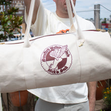 Load image into Gallery viewer, Nick's Duffle Bag - Cream &amp; Maroon
