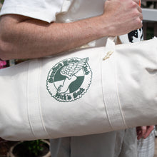 Load image into Gallery viewer, Nick's Duffle Bag - Cream &amp; Green
