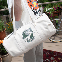 Load image into Gallery viewer, Nick's Duffle Bag - Cream &amp; Green
