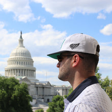 Load image into Gallery viewer, Winged Green Snapback Hat
