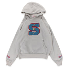 Load image into Gallery viewer, Cement 3D Winged Hoodie
